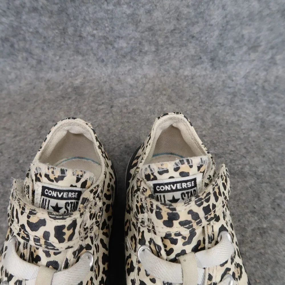 Converse Shoes Infant 9 Sneakers Chuck Taylor All Star Low Toddler Leopard Print